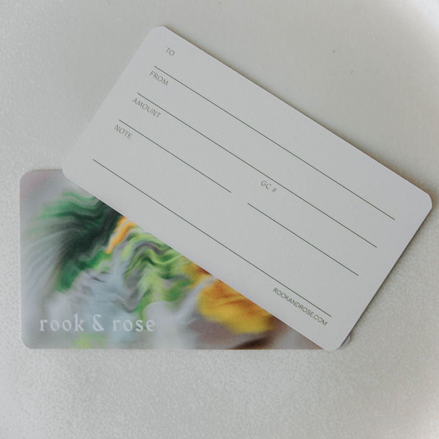 Rook & Rose Gift Certificate - Online available at Rook & Rose.